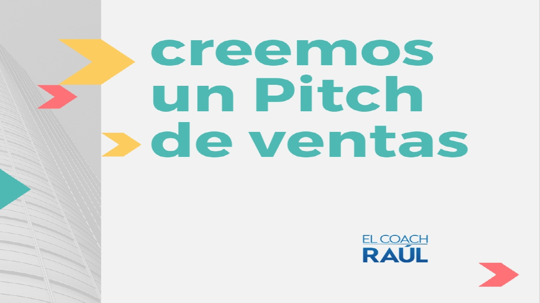 Crea tu pitch de ventas