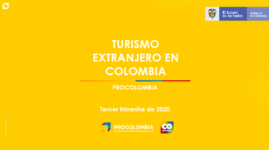 Informe Turismo Extranjero en Colombia-TEC tercer trimestre 2020