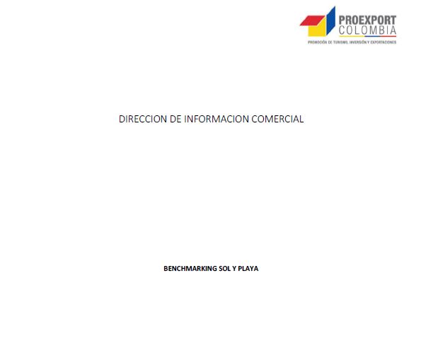 BENCHMARKING SOL Y PLAYA